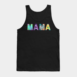 mama tie dye Tank Top